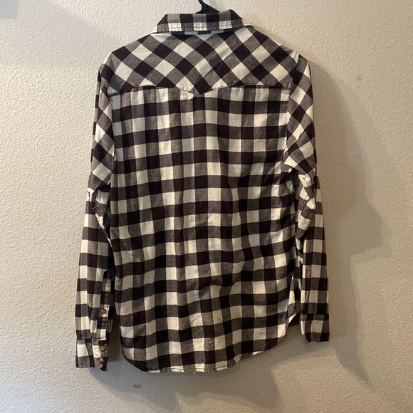 Jachs Girlfriend button down flannel size small - Picture 6 of 6